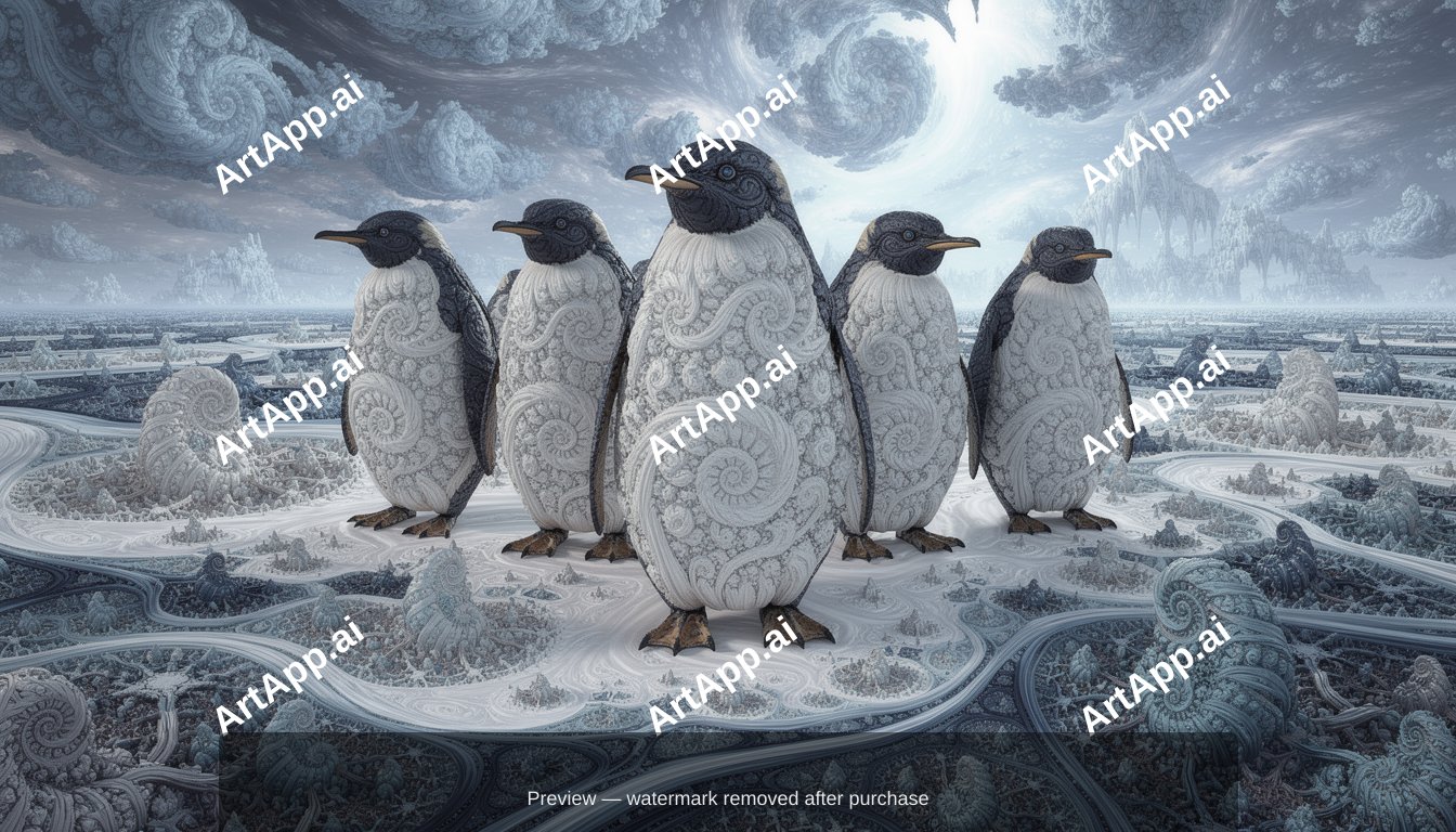 Fractal Penguins