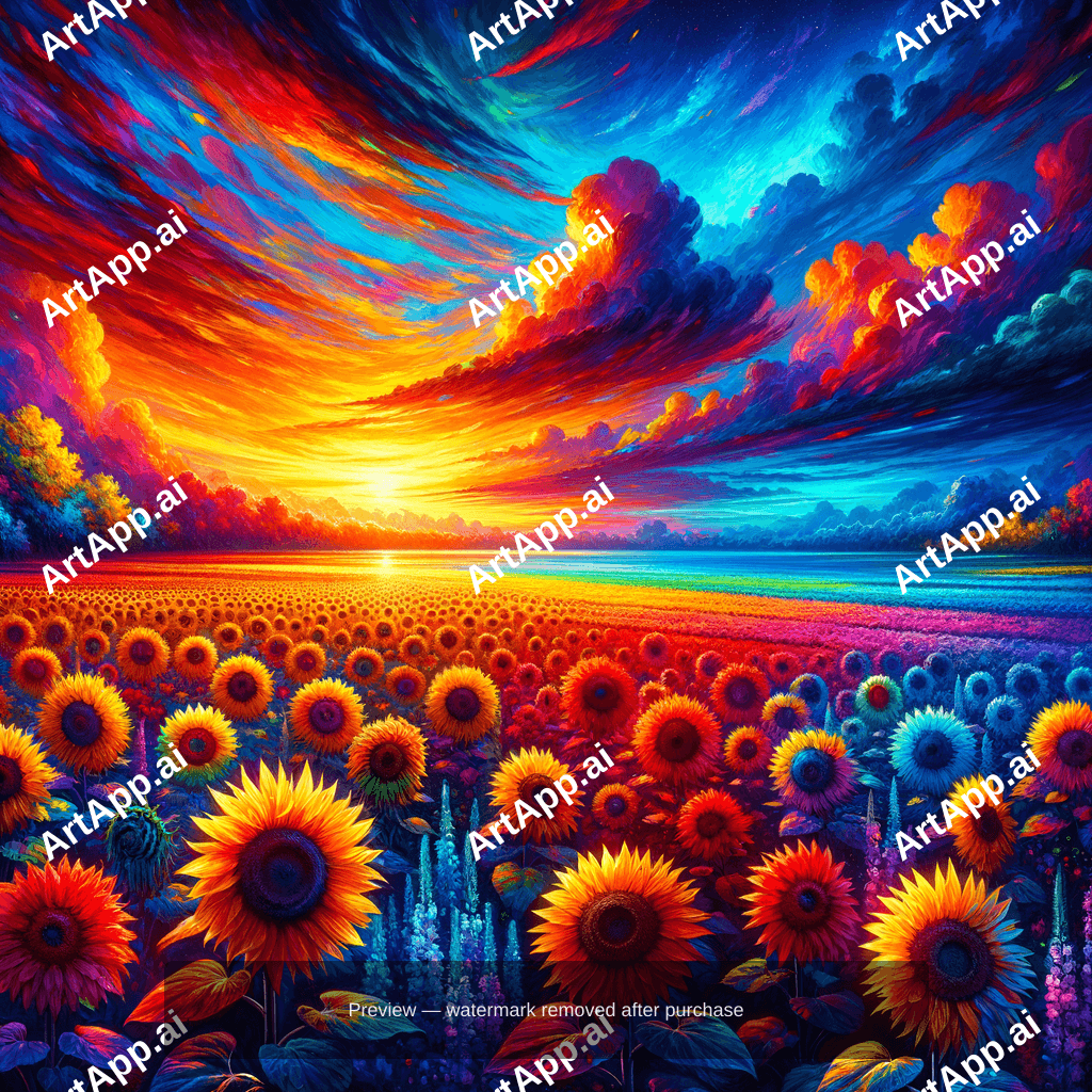 Field of Sun Flowers