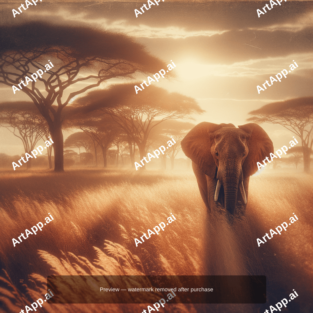 Elephant Dawn