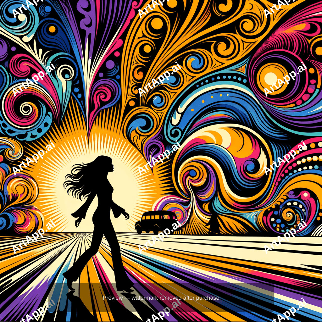 Woman Walking Alone