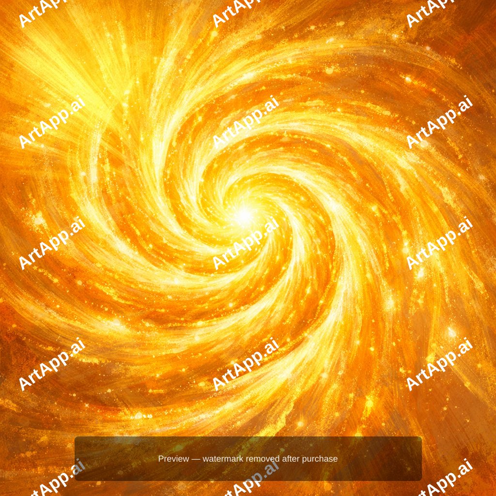 A Spiral Of Light Expanding Outward From A Central