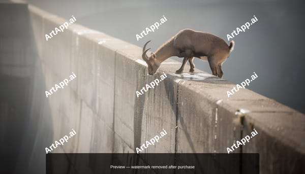 Ibex on the Dam