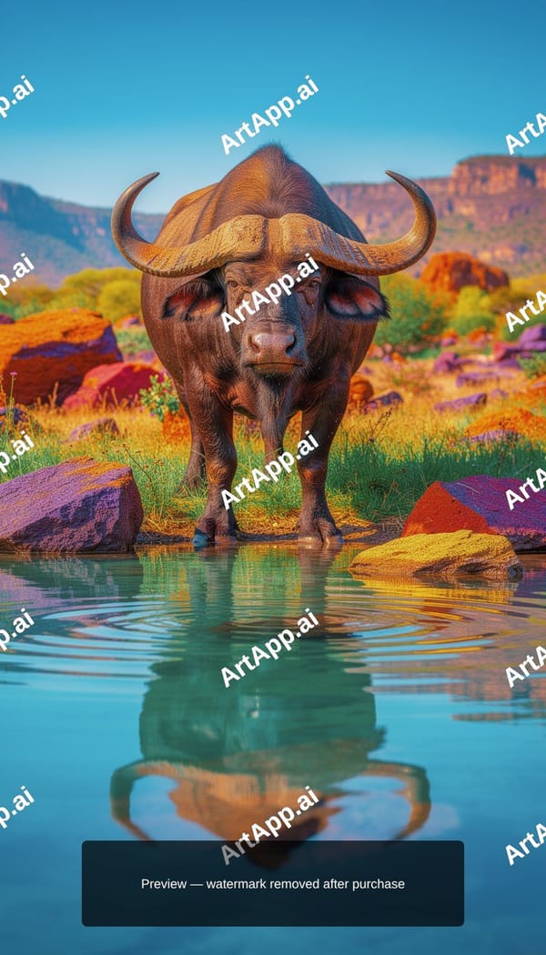 Buffalo on Still Water