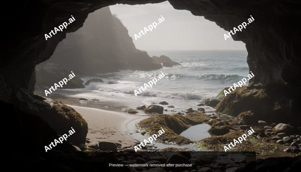 Cove Through Sea Cave